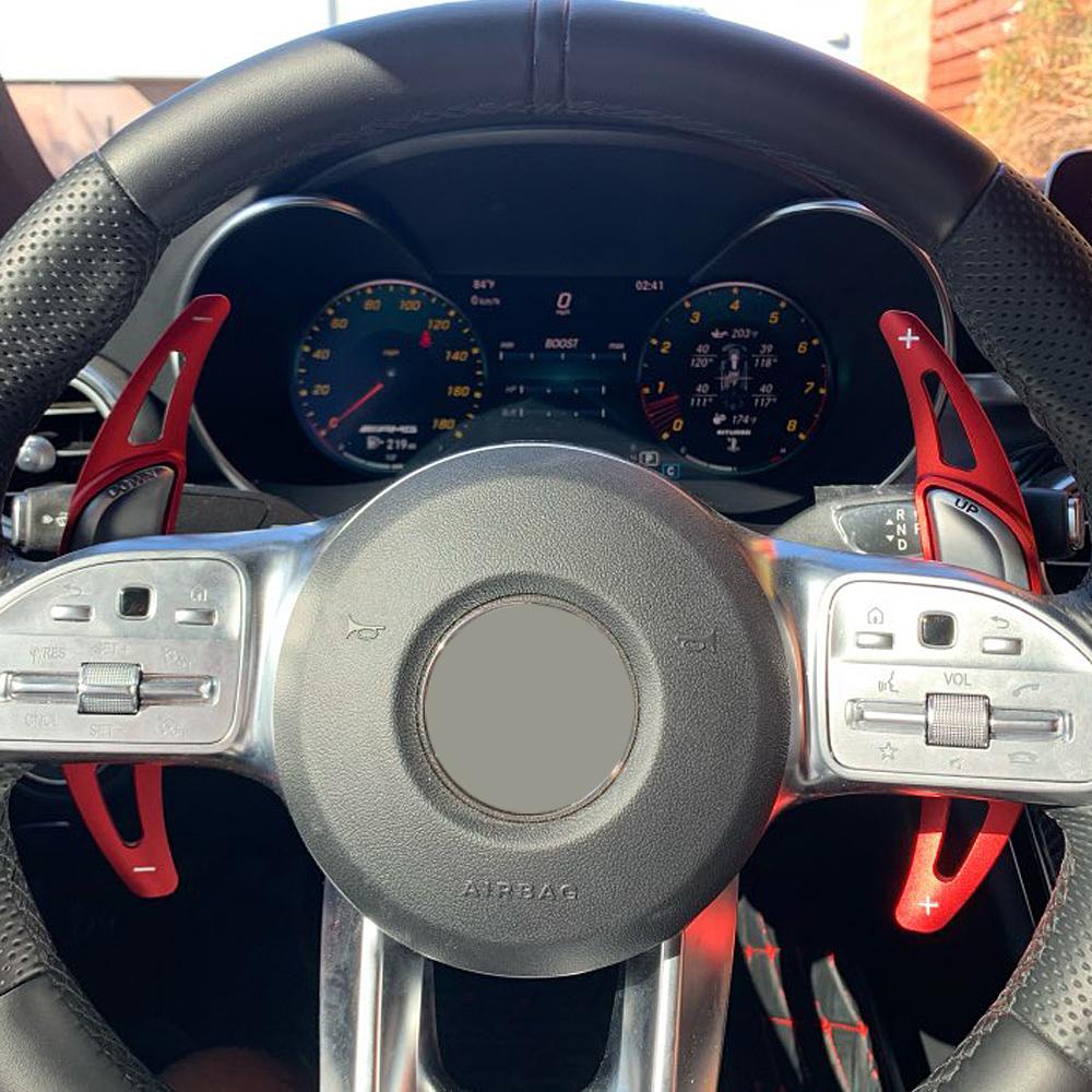 Car Steering Wheel Shift Shifter Paddle For Mercedes Benz AMG GLA45 SL63 A45 C63 E63 S65 CLS6 W176 W205 W213 W222