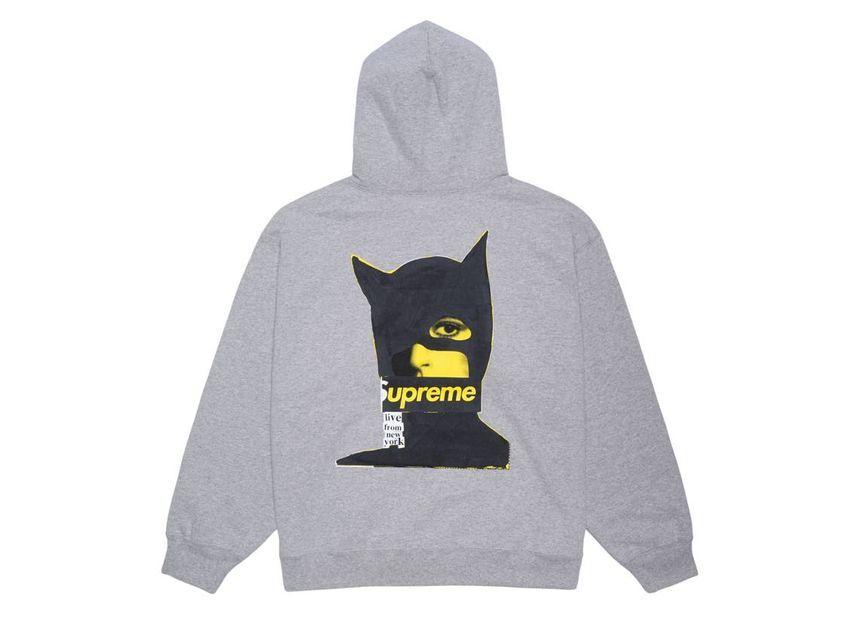 Supreme Catwoman Hooded Sweatshirt Heather Grey