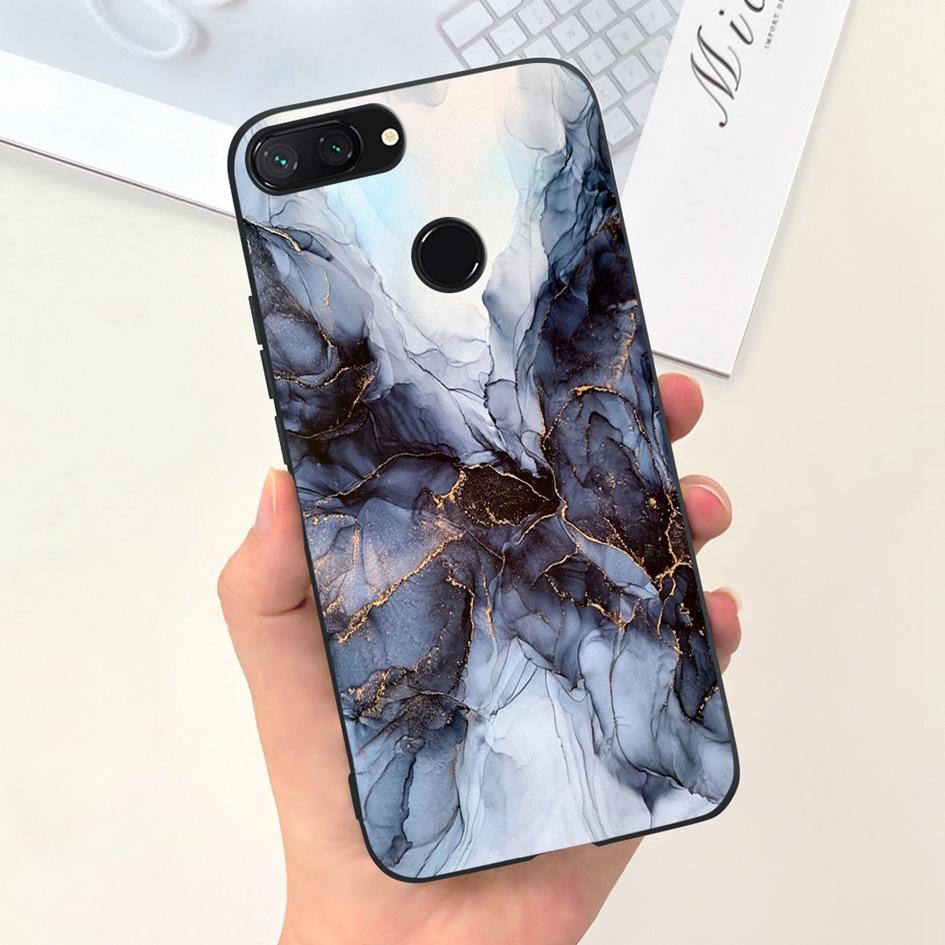 For Xiaomi Mi 8 Lite Case 6.26" Fashion Landscape Girls Bumper Soft Silicone Phone Cover For Xiomi Mi 8 Lite Funda Mi8Lite Pouch