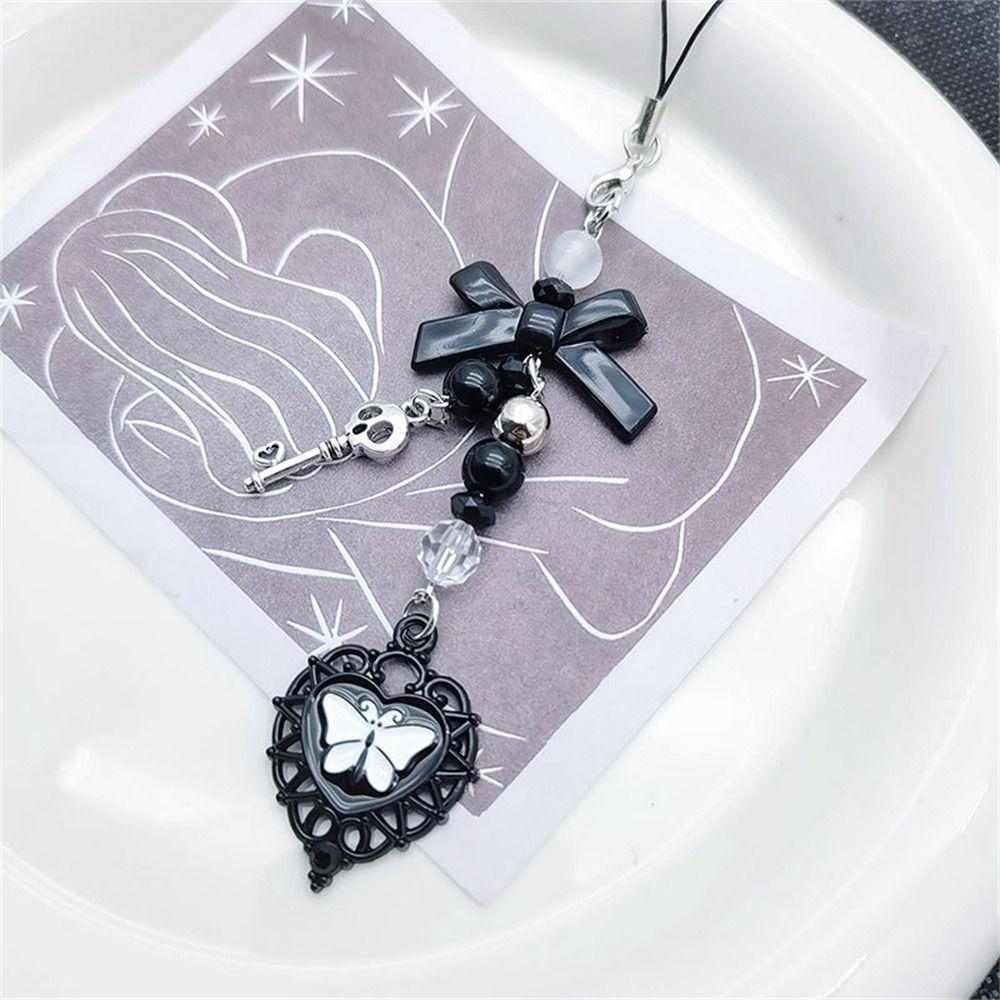 Bag Charms Beaded Chain Gool Girl Mobile Lanyard Phone Pendant Mobile Phone Strap Cellphone Strap