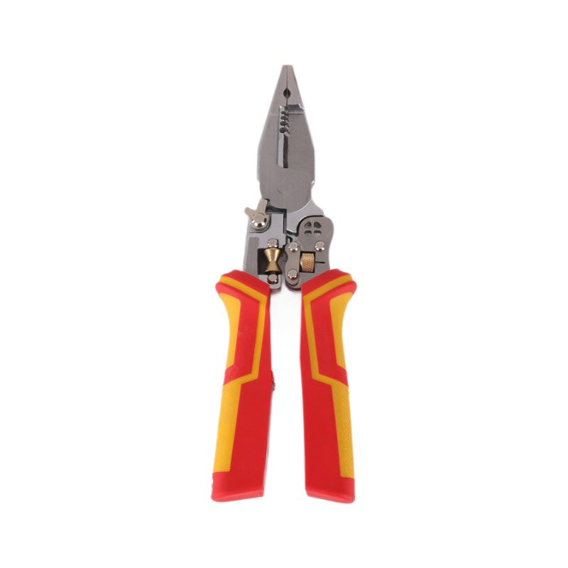 Electrician Specific Wire Stripping Pliers 8-In-1 Electrician Plier Maintenance Anti-Slip Stripper Cable Crimper Pliers Tool