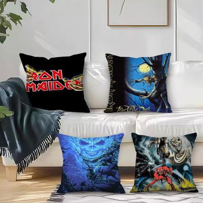 Подушка I-Iron M-Maiden-ES Чехол на подушку Квадратный чехол на диванную подушку Повседневный удобный чехол на подушку, приятный для кожи