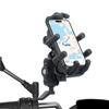 Motorcycle Phone Mount, Upgrade Anti-theft Ultra-Stable Bike Phone Holder,Phone Clamp for Motorcycle, Rearview Mirror Phone Mount for IPhone, Samsung