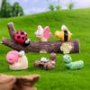 DIY Doll House Animals Statue Car Ornament Animals Model Miniature Figurines Home Desktop Decoration Gift Mini Animals Figurine