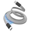 Magtame USB-C кабель плоский плоский Автоматическая намотка кабель типа C 60 Вт быстрая зарядка кабель Type-C спиральный кабель usb-c usb-c кабель передачи данных Совместимый