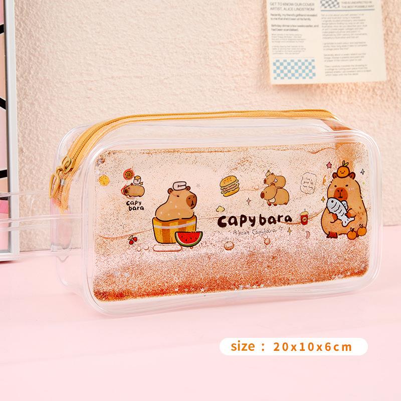 Портативная многофункциональная сумка для ручек Capybara пенал школьные канцелярские принадлежности студенческие канцелярские принадлежности сумка для хранения ручек