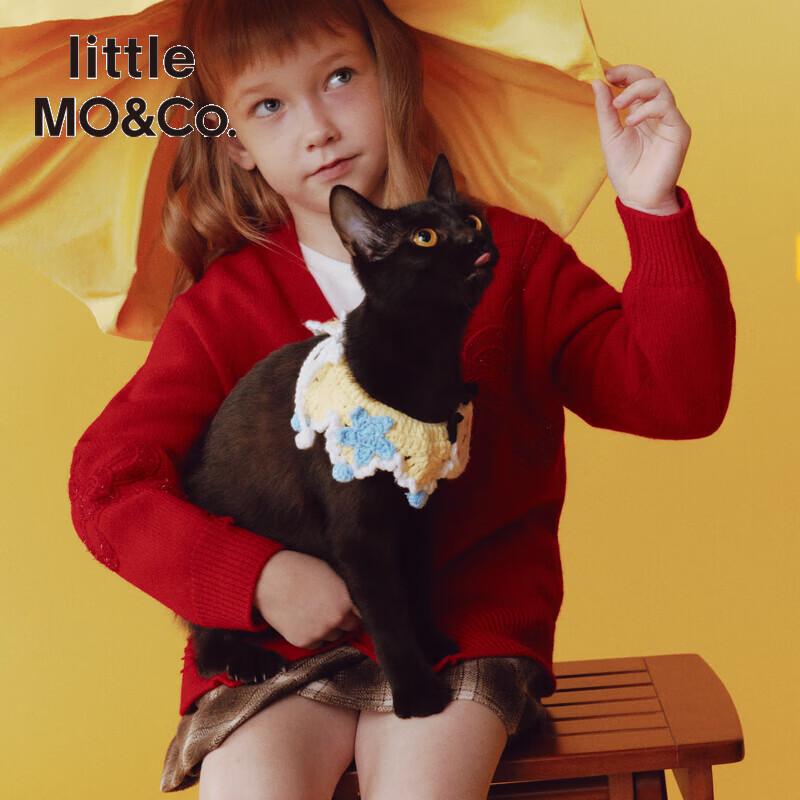 Little MO&Co. Детский кардиган из смесовой шерсти в новом китайском стиле