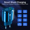 20W Dual USB Charger EU US Plug Wall Charging Type C PD Mobile Phone Charger For iPhone12 11 Samsung Xiaomi Power Supply Adapter