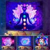 UV Fluorescent Tapestry Print Wall Hanging Art Home Decor