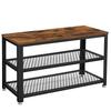Shoe Bench, Shoe Rack With 2 Shelves, Shoe Organizer, 73 X 30 X 45 Cm, Living Room Hallway, Steel Structure, Ind Style