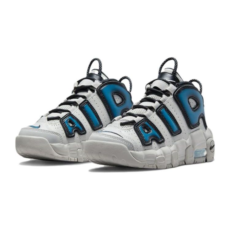 Nike Детские кроссовки Air More Uptempo 96 PS Industrial Blue Серые Light-Iron-Ore Iron-Grey FJ1389-001