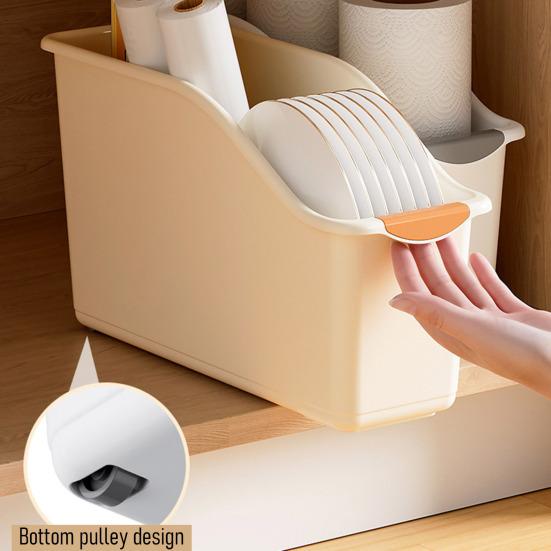 Кухонный органайзер для столешницы, ящик для хранения бутылок с приправами, держатель для баночек со специями, контейнер с ручкой для консервов, закусок, полки в кладовой