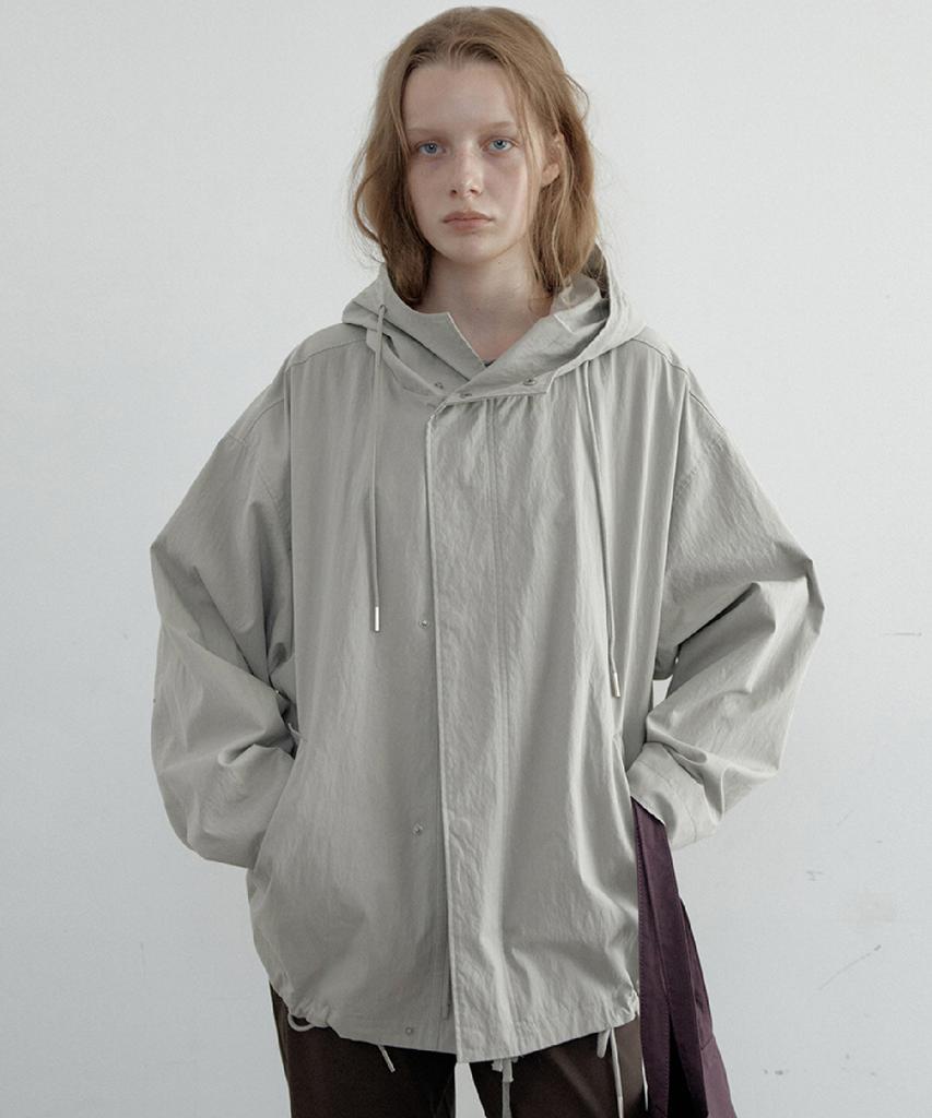 TOAVE Ghost Hooded Field Jacket (Light Gray)