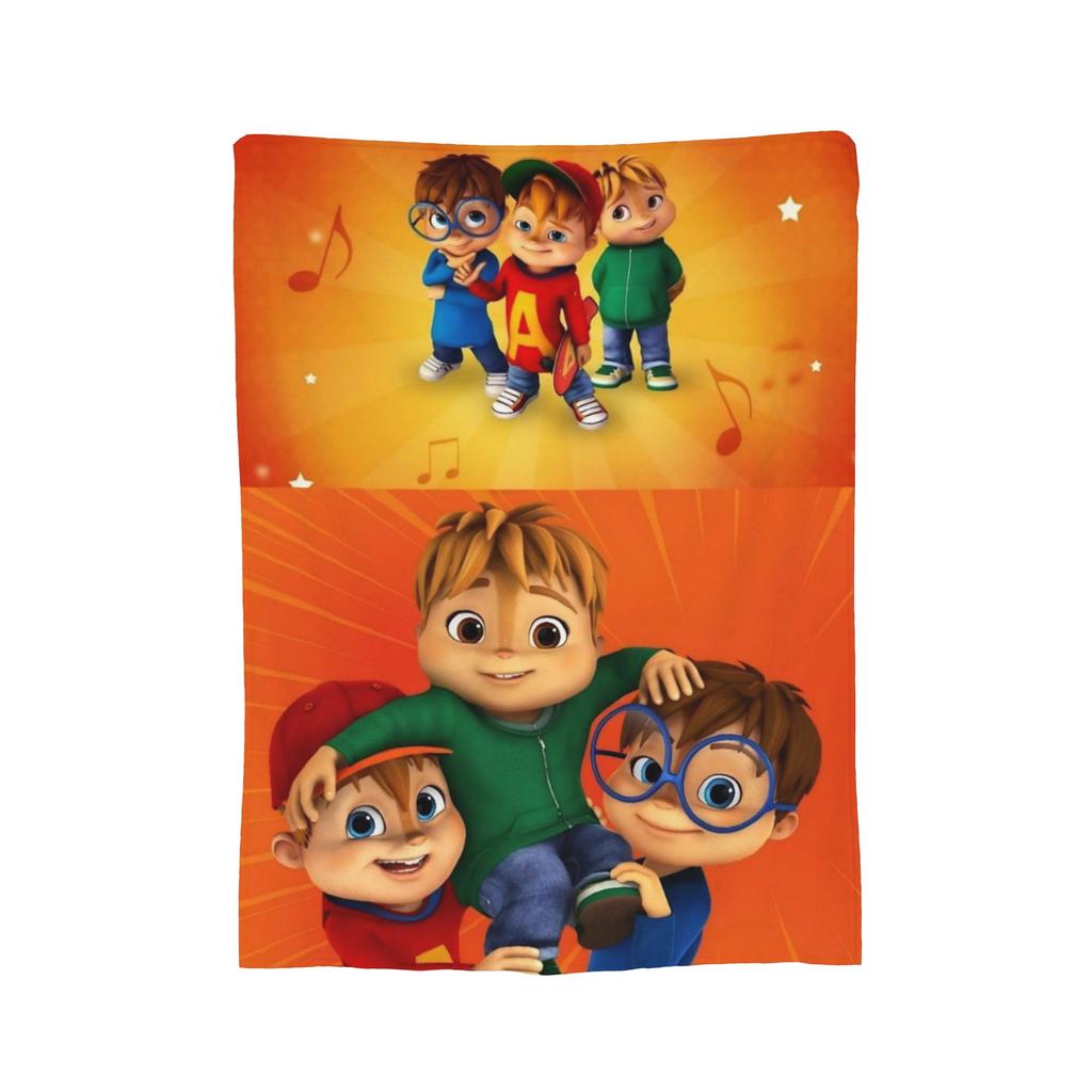 Alvin and the Chipmunks Accessories Blanket Lightweight Thin Flannel Throw Blanket Cozy Quilt
