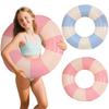 Многоразмерный надувной утолщенный ретро полосатый детский плавательный круг