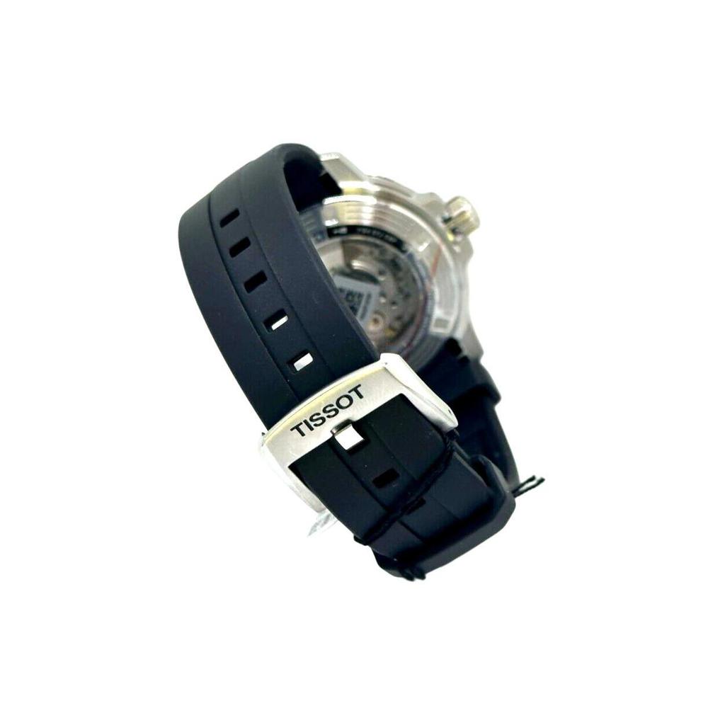 Tissot Коллекция Морская звезда Автоматический механический механизм Мужские часы Часы 46 мм Синий циферблат T120.607.37.041.00