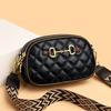 Fashionable and Trendy Small Bag New Simple and Versatile One Shoulder Crossbody Bag Diamond Mother Bag Retro Mobile Phone Bag