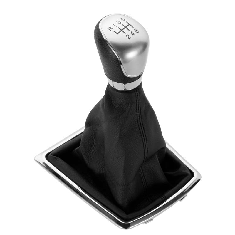 New High-Quality Accessories5/6 Speed Car Gear Shift Knob  Lever Shifter Collar Gaitor Boot For Ford Fiesta MK7 Focus MK2 Galaxy