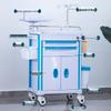 ABS Anesthesia & Infusion Multifunctional Rescue Trolley with Single/Double Door and Five Drawers