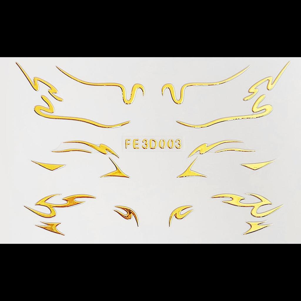 Лазерная подводка для глаз, 3D трехмерная рельефная наклейка-бабочка для макияжа глаз, сценическая наклейка-татуировка