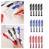 5 шт. Черная Синяя Красная Ручка-счетчик с чернилами для подписи Гладкое письмо Нажимная ручка Студент