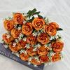 Artificial Rose Floral Arrangement 18 Head For Wedding Venue And Home Decoration