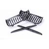 Car Front Grille Racing GrillFor BMW 3 Series E90 E91 323I 328I 335I 330I 325I 2005-2008 Single Gloss Black Grille