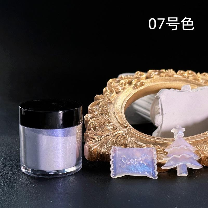 5 г/кор. Пудра для ногтей Aurora, жемчужный блеск для ногтей, эффект неоновой пыли, хромированный дизайн ногтей, Русалка, Радуга AB, цветная пудра, украшение