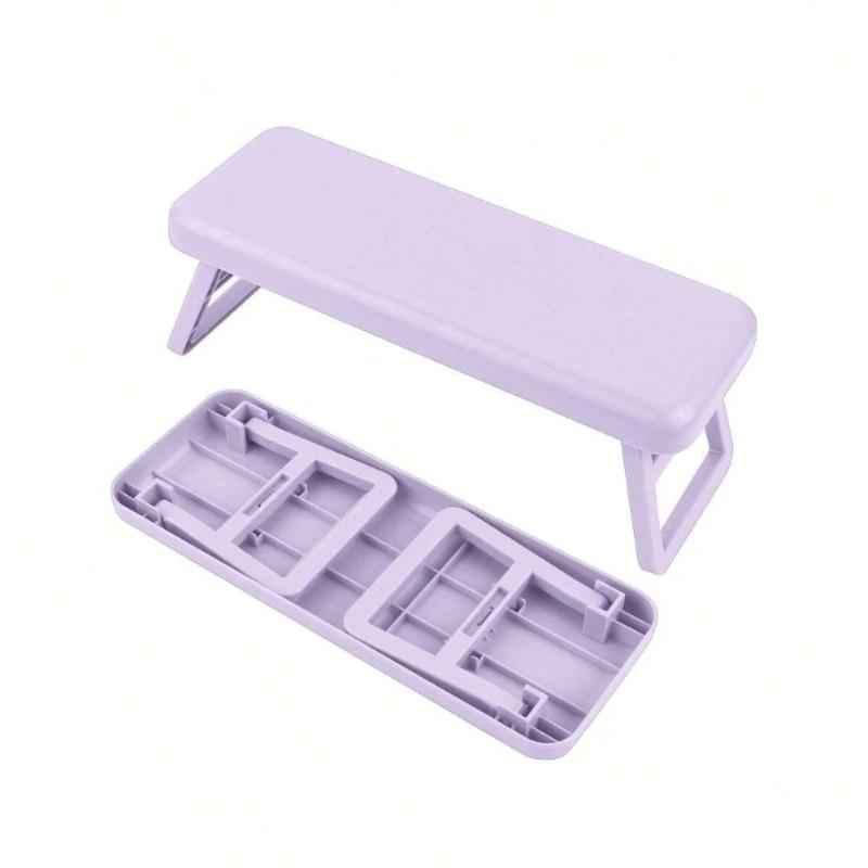 Складной настольный маникюрный салон с высокой подставкой для лампы для ногтей, пластиковая подушка для рук, простая скоба для защиты запястья