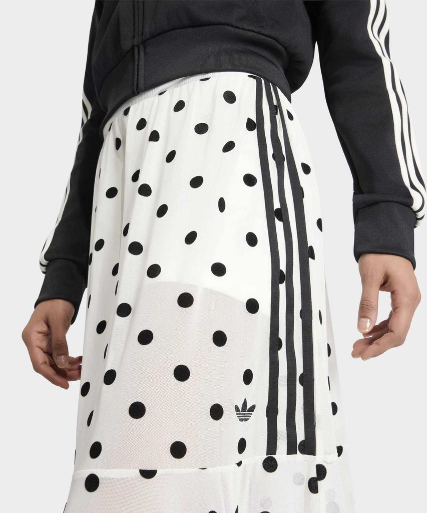ADIDAS Sheer Polka Dot Skirt - White / Kv1176