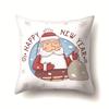 Christmas Santa Claus, Trees, Etc. Polyester Pillow, Sofa Cushion, Bedside Decoration