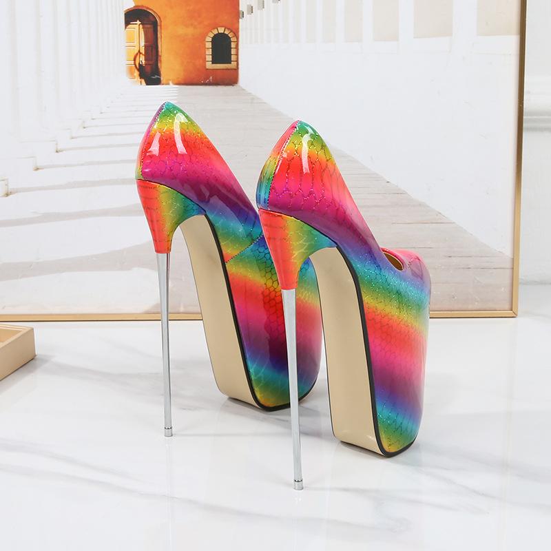 Сексуальные женские туфли-лодочки для стриптиза на платформе Модель для танца на пилоне Высокие каблуки Обувь для ночного клуба