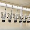 Многофункциональный зажим для брюк из нержавеющей стали, зажим для домашнего гардероба, шляпа для хранения одежды, зажим для носков, крючок без следов, прищепка