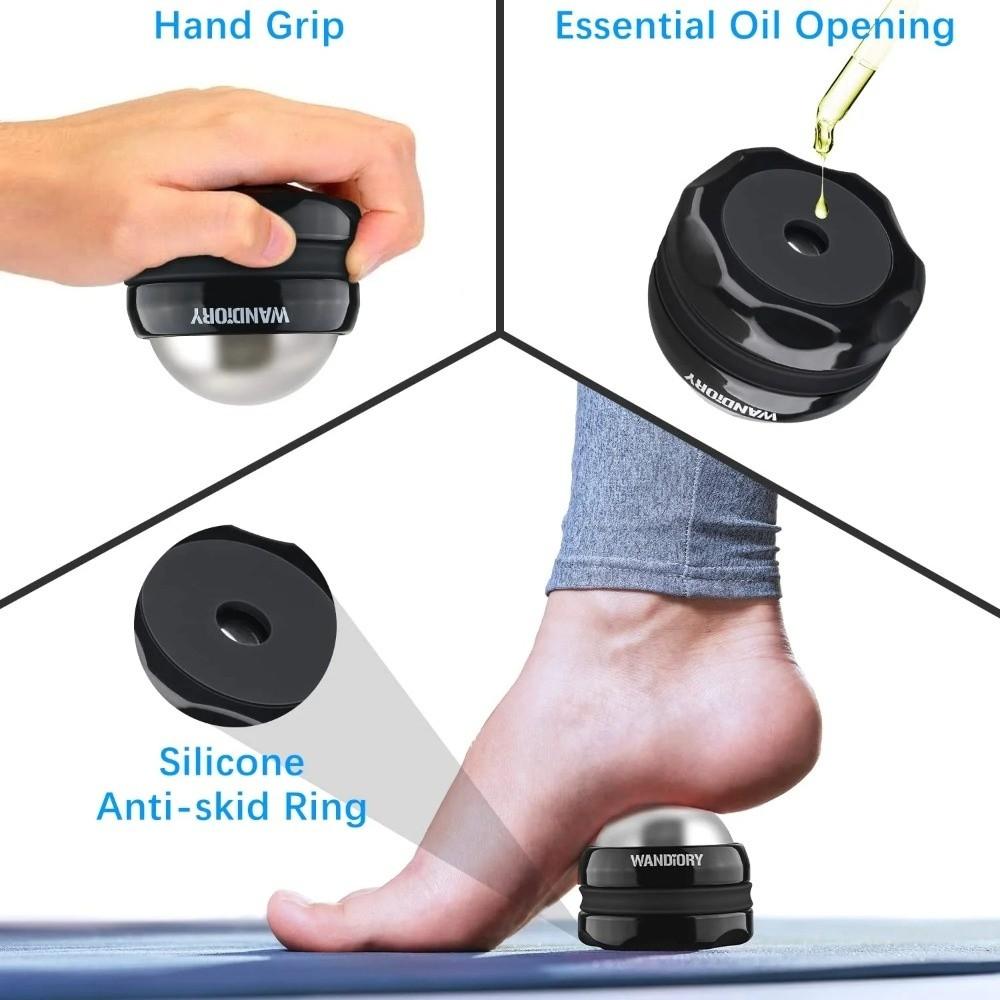 Mini Body Massager Ball Stress Release Waist Hip Relaxer Back Shoulders Foot Massage