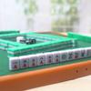 Mini Mahjong Set with Folding Mahjong Table Portable Mah Jong Game Set For Travel Family Leisure