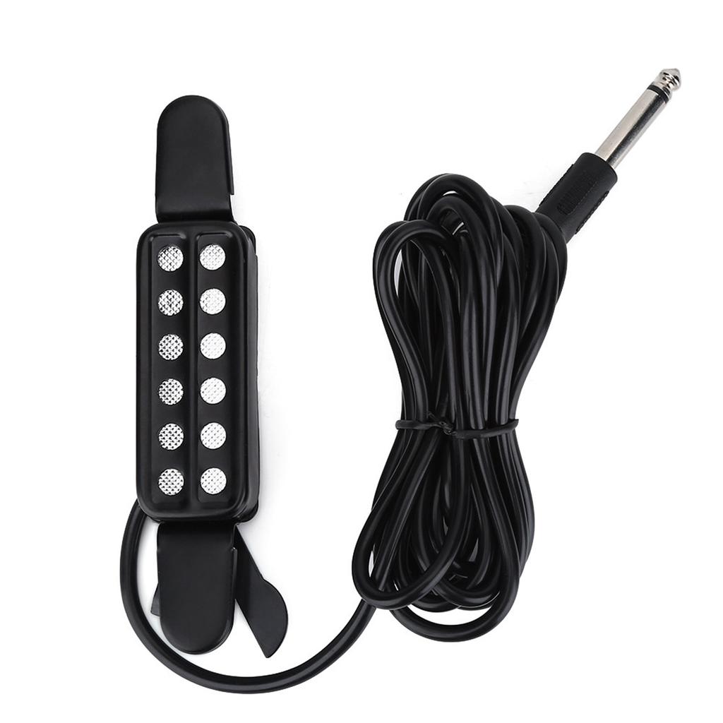 12 Sound Hole Magnetic Pickup Transducer for Acoustic Guitar Musical Instruments Accessories