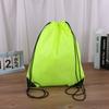 Solid Color Drawstring  Backpack Shoulder Bag Gym Sports Backpack Casual Shopping Bag  Outdoor