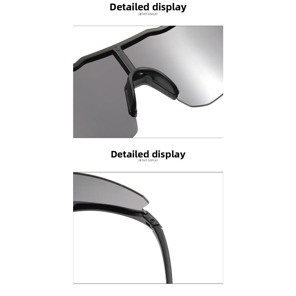 Новые мужские и женские одинаковые ветрозащитные очки для езды, солнцезащитные очки, модные уличные спортивные солнцезащитные очки, тренд