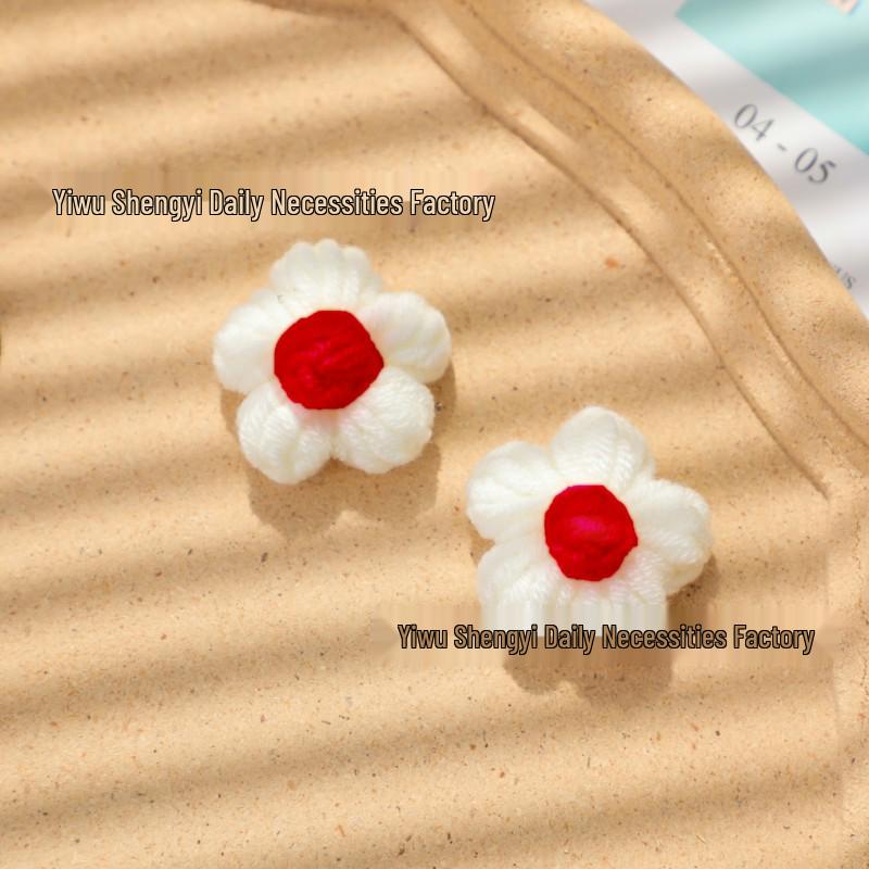 Handmade Crochet Wool Flowers: Teacher’s & Mother’s Day Hair Clips & Accessories