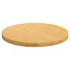 VidaXL Table Top Ø50x2.5 Cm Bamboo 352680