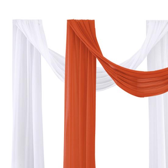 Фон Тюль Прочный Легко повесить Яркий цвет Изящная свадебная драпировка Арка Драпировка Поставка сувениров