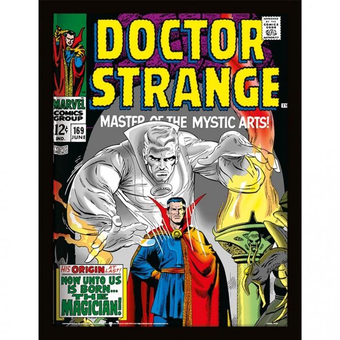 Doctor Strange Comic Cover Framed Poster