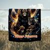1PC Custom Name Lion Family Space flannel blanket versatile,all-season throw suitable for the living room,bedroom,camping,travel,and gift