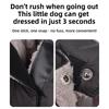 Warm Dog Coat 4 Legs Fullbody Covered Windproof Winter Dog Vest with Harness Reflective Turtleneck Dogs Snowsuit Puffer Jacket