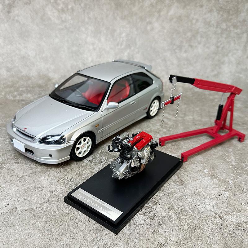 AAALW1 Motorhelix MH 1:18 FOR Honda Civic TypeR EK9 Car model Sports Static model Birthday present