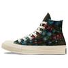Chuck 70 High Floral Tapestry Women Sneakers Black Natural-Ivory Egret A11990C