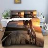 Комплект постельного белья с принтом велосипедной езды, спортивный стиль, пододеяльник, покрывало для горного велосипеда с наволочками, кинг для комнаты подростка/взрослого, декор