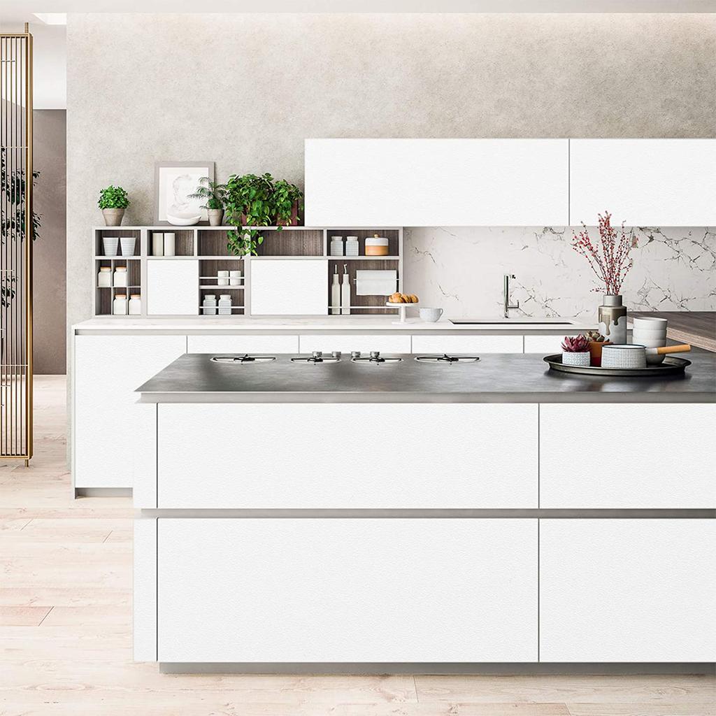 ПВХ Обои Декорация Винил Матовый Черный Самоклеящаяся Бумага, Мебель для Спальни Настенная Водонепроницаемая Кухня 60x 5М