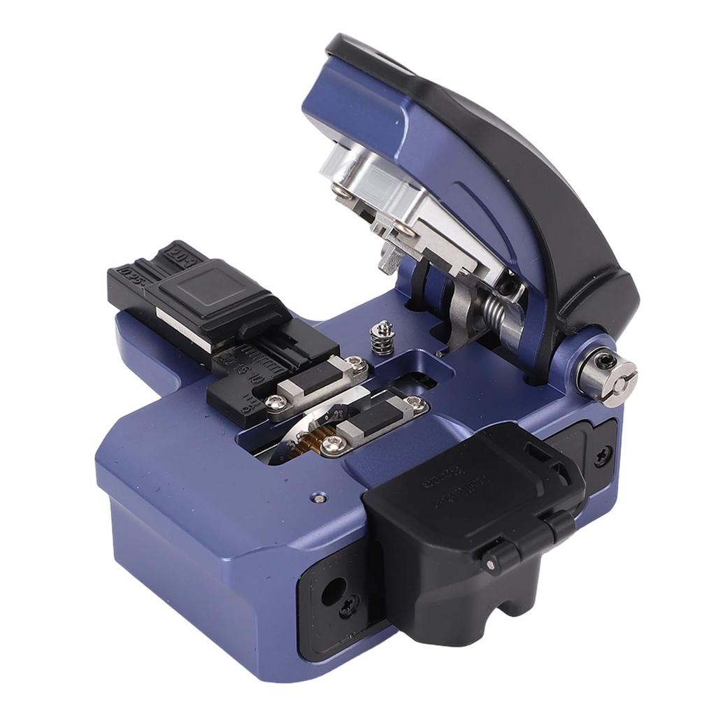 Optical Fiber Cleaver Fiber Optic Cutter Accurate Fully Automatic Retraction Tool with 3 in 1 Fixture