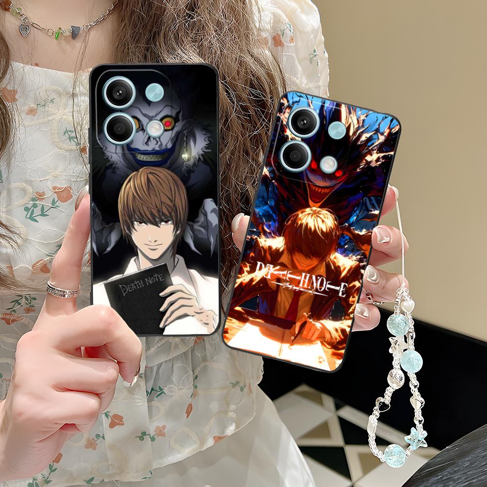 Чехол для мобильного телефона Death Note Kira Light для POCO M7 M6 M5 M4 M3 X7 X6 X5 X4 X3 Pro GT 5G Цветной Печатный Чехол Чехол Роскошный